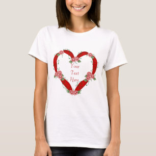 T-shirts Fita Cardíaca Personalizável - Boneca Bebê T
