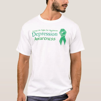 T-shirts Fita da consciência da depressão