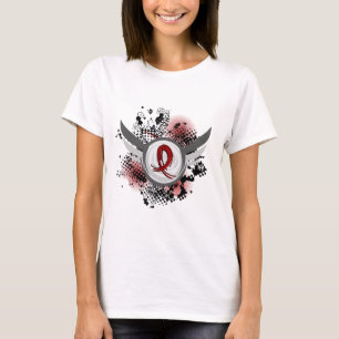 T-shirts Fita de Borgonha e mieloma múltiplo das asas