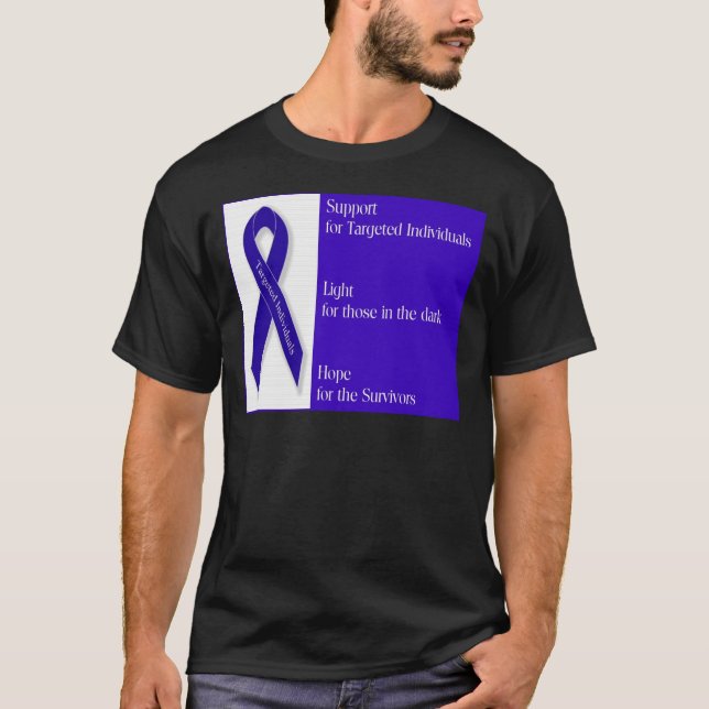 T-shirts Fita do índigo (Frente)