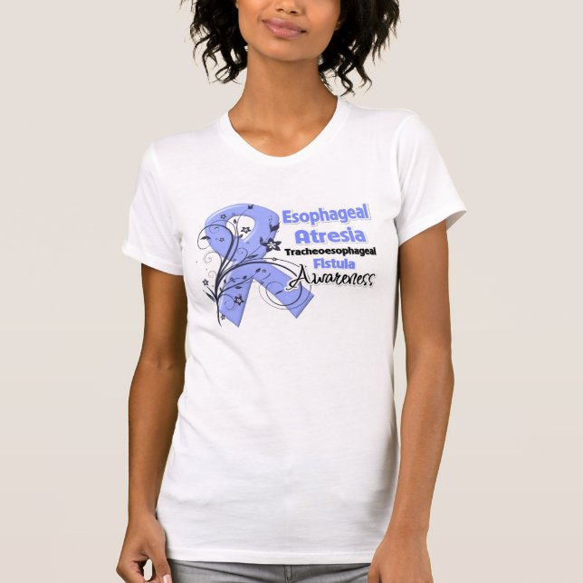 T-shirts Fita esofágica da consciência da atresia (Frente)