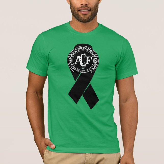 T-shirts Fita preta de Chapecoense (Frente)