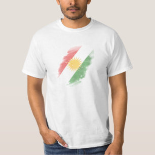T-shirts Flag curdo