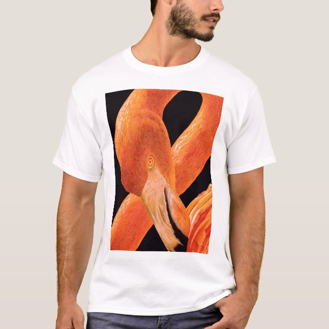 T-shirts Flamingo Portrait (Frente)