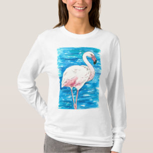 T-shirts flamingo rosa
