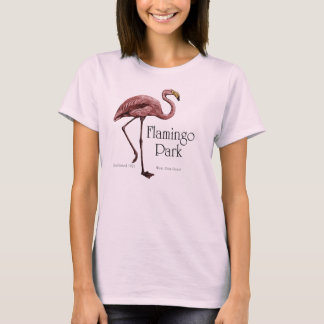 T-shirts Flamingo tee, estilo Vintage