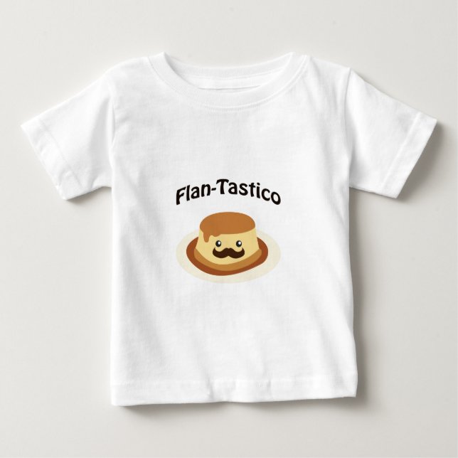 T-shirts Flan-Tastico! Flan Fofo (Frente)