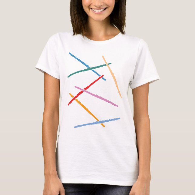 T-shirts Flautas Coloridas (Frente)