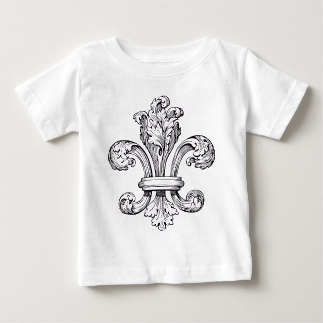 T-shirts fleur de lis (Frente)