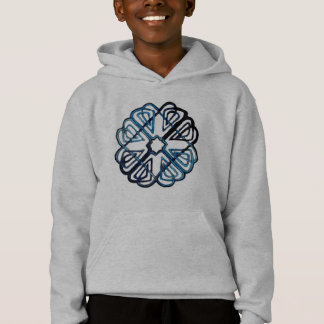T-shirts Flor azul de Knotwork