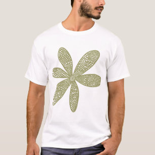 T-shirts Flor bonito - Khaki