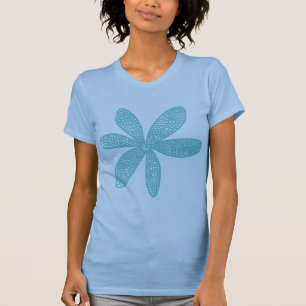 T-shirts Flor bonito - luz - verde azul