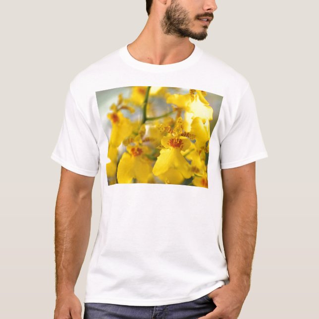 T-shirts Flor da orquídea (Frente)