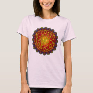T-shirts Flor Da Vida - Apofílise Mandala I + suas ideias