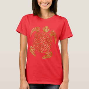 T-shirts Flor da Vida / Blume des Lebens - pedra-tartaruga