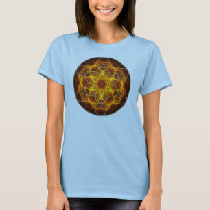 T-shirts Flor da Vida Fractal - Cubo de Metatron