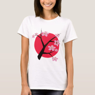 T-shirts Flor de cerejeira japonesa bonito