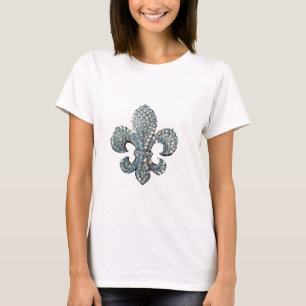 T-SHIRTS FLOR DE LIS DE CRISTAL
