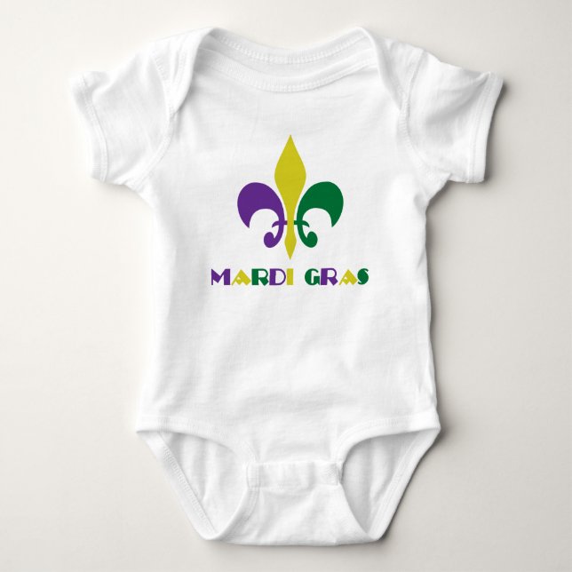 T-shirts Flor de lis do ~ do carnaval (Frente)