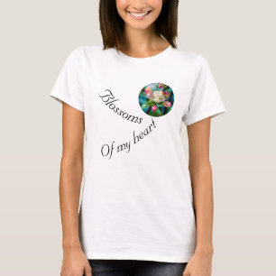 T-shirts Flor de maçã personalizável