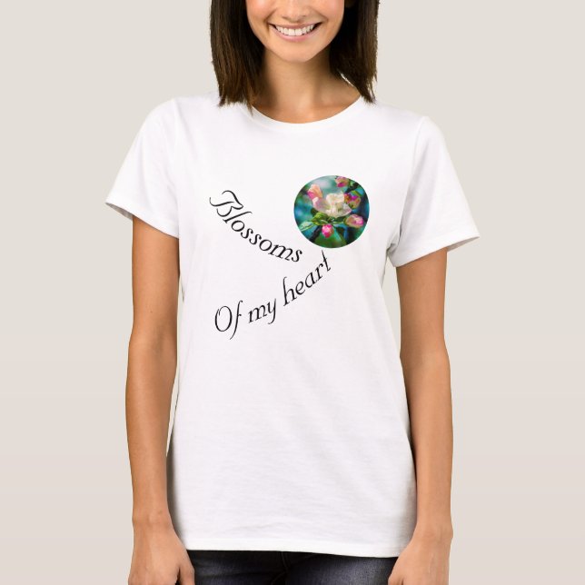 T-shirts Flor de maçã personalizável (Frente)