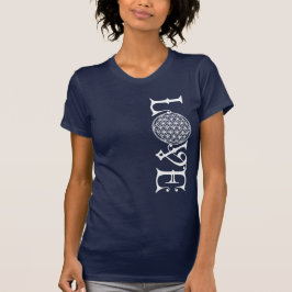 T-shirts Flor de Vida - Alface de amor tatuagem branca