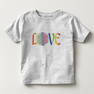 T-shirts Flor de Vida / Blume des Lebens - AMOR