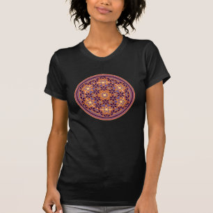 T-shirts Flor De Vida - Estilo De Botão 02