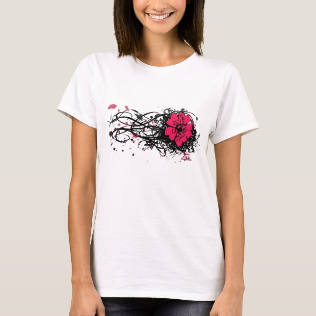T-shirts Flor do Grunge de Koana (Frente)