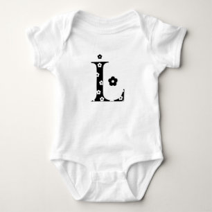 T-shirts Flor - Letra L