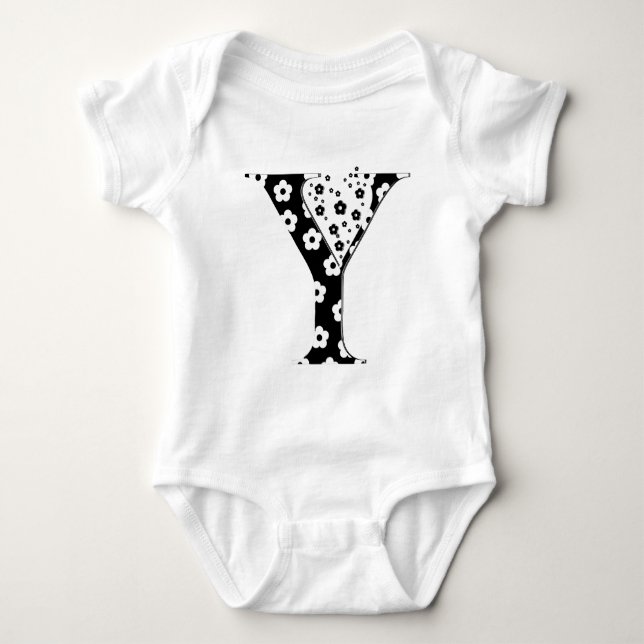 T-shirts Flor - Letra Y (Frente)