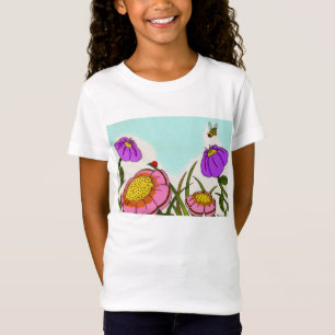 T-shirts Flor Meadow Girls Baby Doll T Shirt