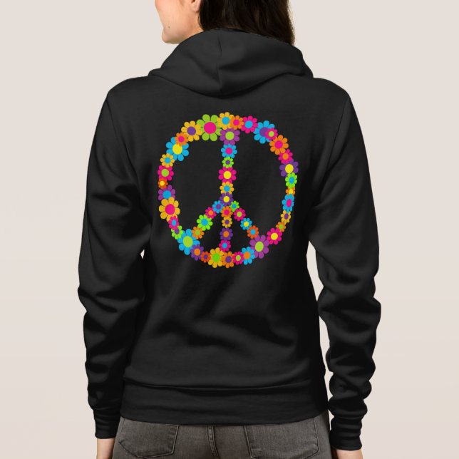 T-shirts Flor Power Peace (Verso)