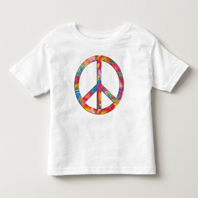 T-shirts Flor Power Peace (Frente)
