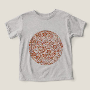 T-shirts Floral Vintage Wallpaper William Morris Red Patter