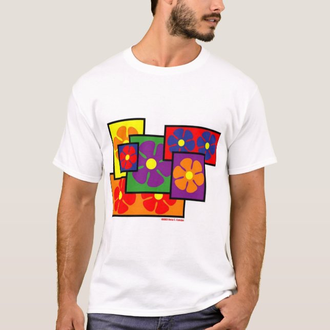T-shirts flores (Frente)