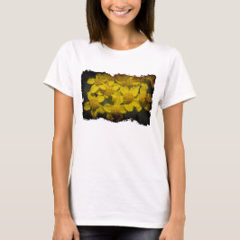 T-shirts Flores Amarelas