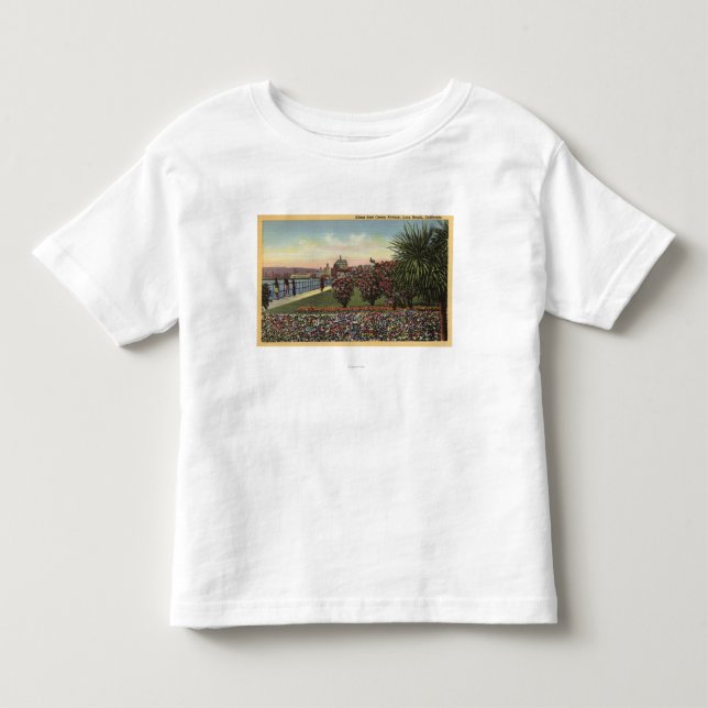 T-shirts Flores ao longo da avenida do leste do oceano (Frente)