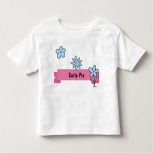 T-shirts Flores de Cartoon Personalizadas de Pizza Cutie