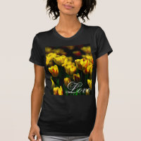 Flores de tulipas amarelas