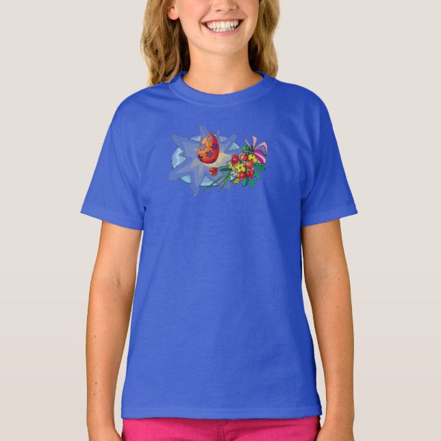 T-shirts Flores e Ovos - (Frente)