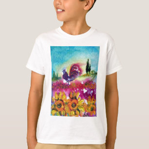 T-SHIRTS FLORES E ROSTAS NEGROS