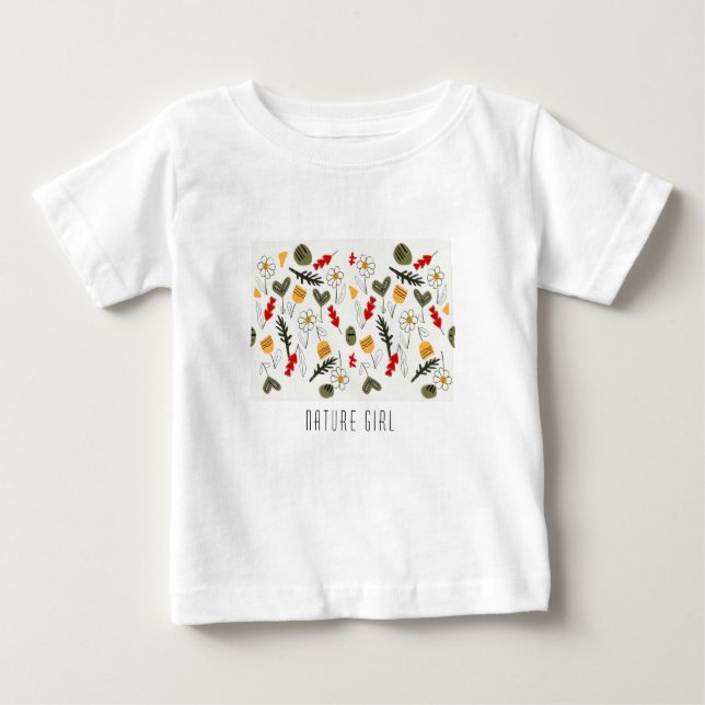 T-shirts Flores e sementes para criança ou mulher (Frente)