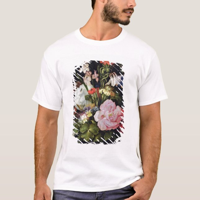 T-shirts Flores em um vaso (Frente)