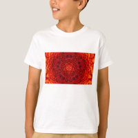 FLORES RED DAHLIA Abstrato Floral
