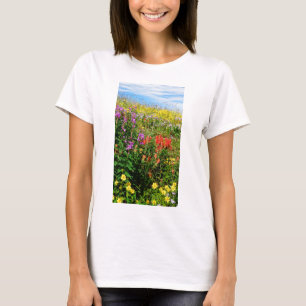 T-shirts Flores selvagens das Montanhas Rochosas