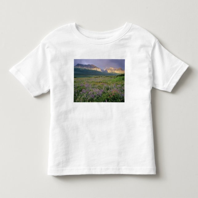 T-shirts Flores silvestres da pradaria ao longo do Lago She (Frente)