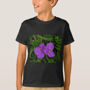 T-shirts Flores Silvestres Fuchsia Spiderwort Presentes de