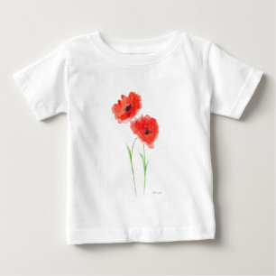 T-shirts Flores vermelhas