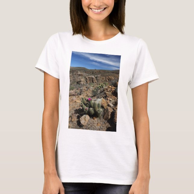 T-shirts Florescência do cacto (Frente)